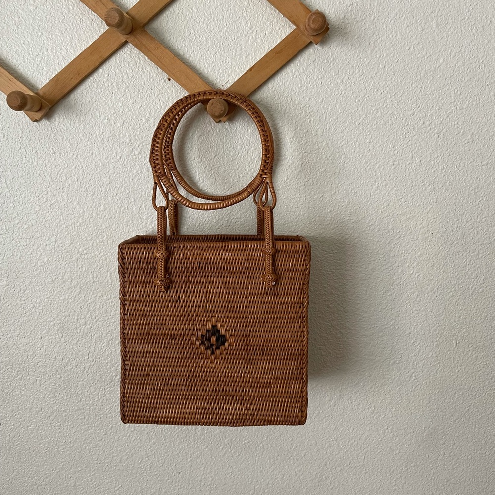 Vintage Rattan purse